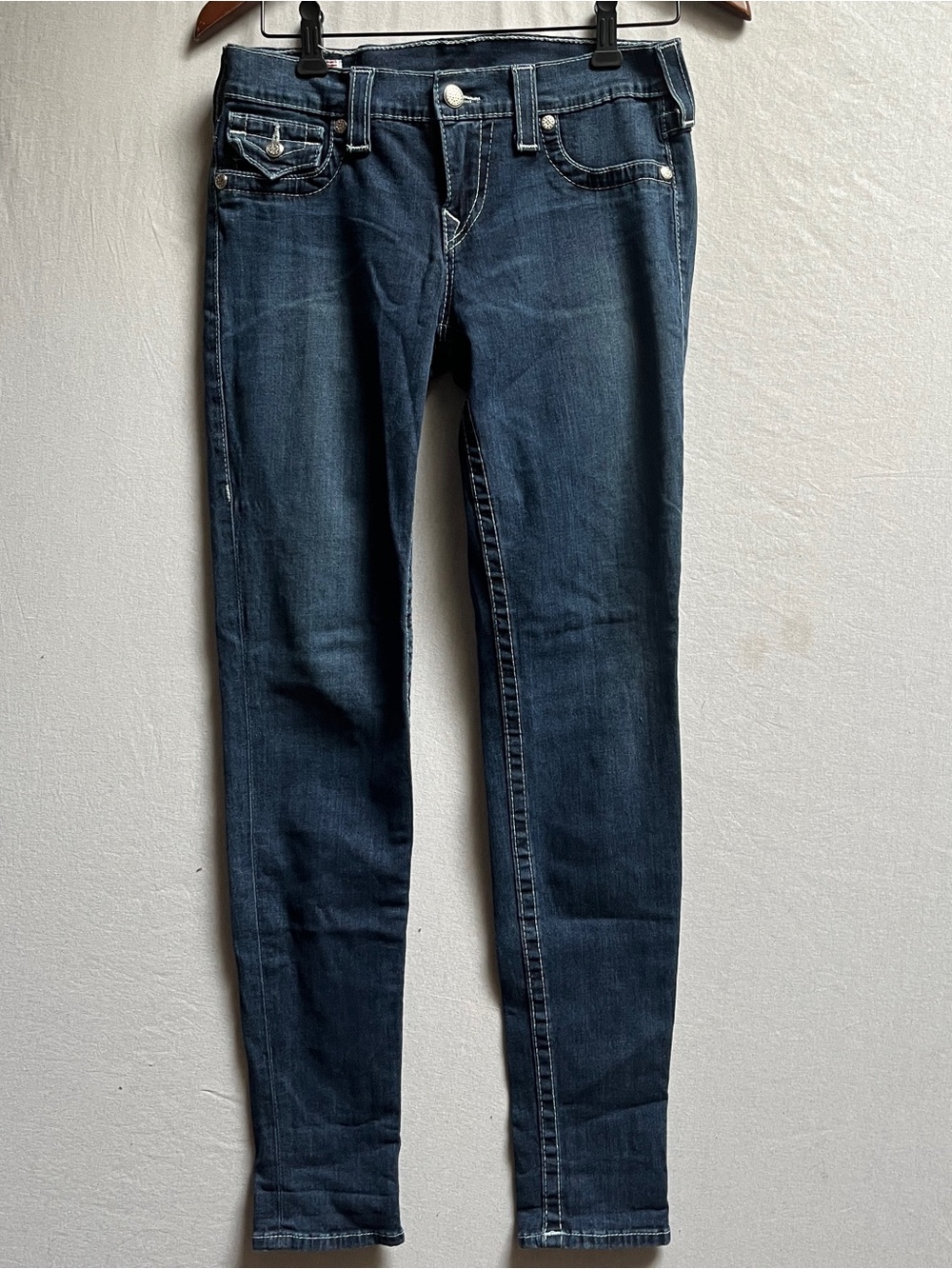 True Religion Y2K Dark Wash Slim Fit Jeans Size 28